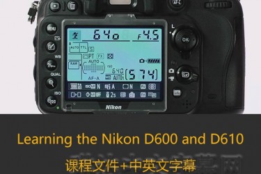 Learning the Nikon D600 and D610/尼康D600、D610的使用教程/lynda教程/中英文字幕
