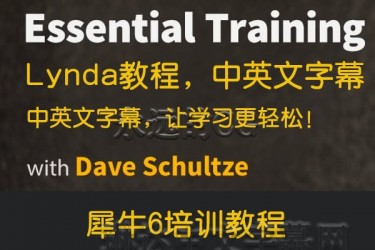 Lynda教程/Rhino 6 Essential Training/Rhino6使用教程/中英文字幕