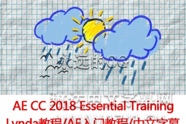 Lynda教程/AE CC 2018 Essential Training/AE入门教程/中文字幕