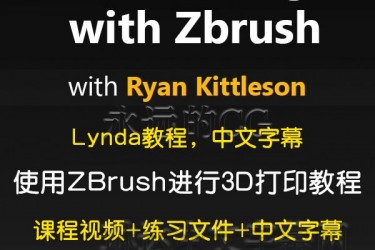 Lynda教程/ZBrush 3D Printing/zbrush 3d打印/中文字幕