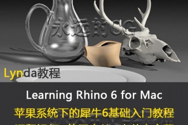 Learning Rhino 6 for Mac/犀牛6基础入门教程/lynda教程/中英文字幕